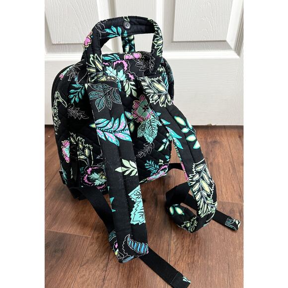 VERA BRADLEY Island Garden Classic Cotton Quilted Mini Backpack Bag NWOT main image 4